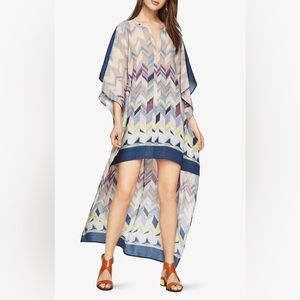 BCBG MAXAZRIA Ikat Chevron Border Print Dress Kaftan Sleeve | Missoni beach